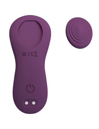 PRETTY LOVE - MANE LAY ON CLITORIS MASSAGER 10 VIBRATIONEN FERNBEDIENUNG LILA