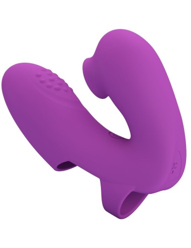PRETTY LOVE - ATHENA FINGERVIBRATOR MIT KLITORISSTIMULATOR LILA