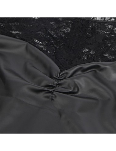 SUBBLIME - 955601 LANGÄRMELIGES KLEID MIT SCHWARZER SPITZE L/XL