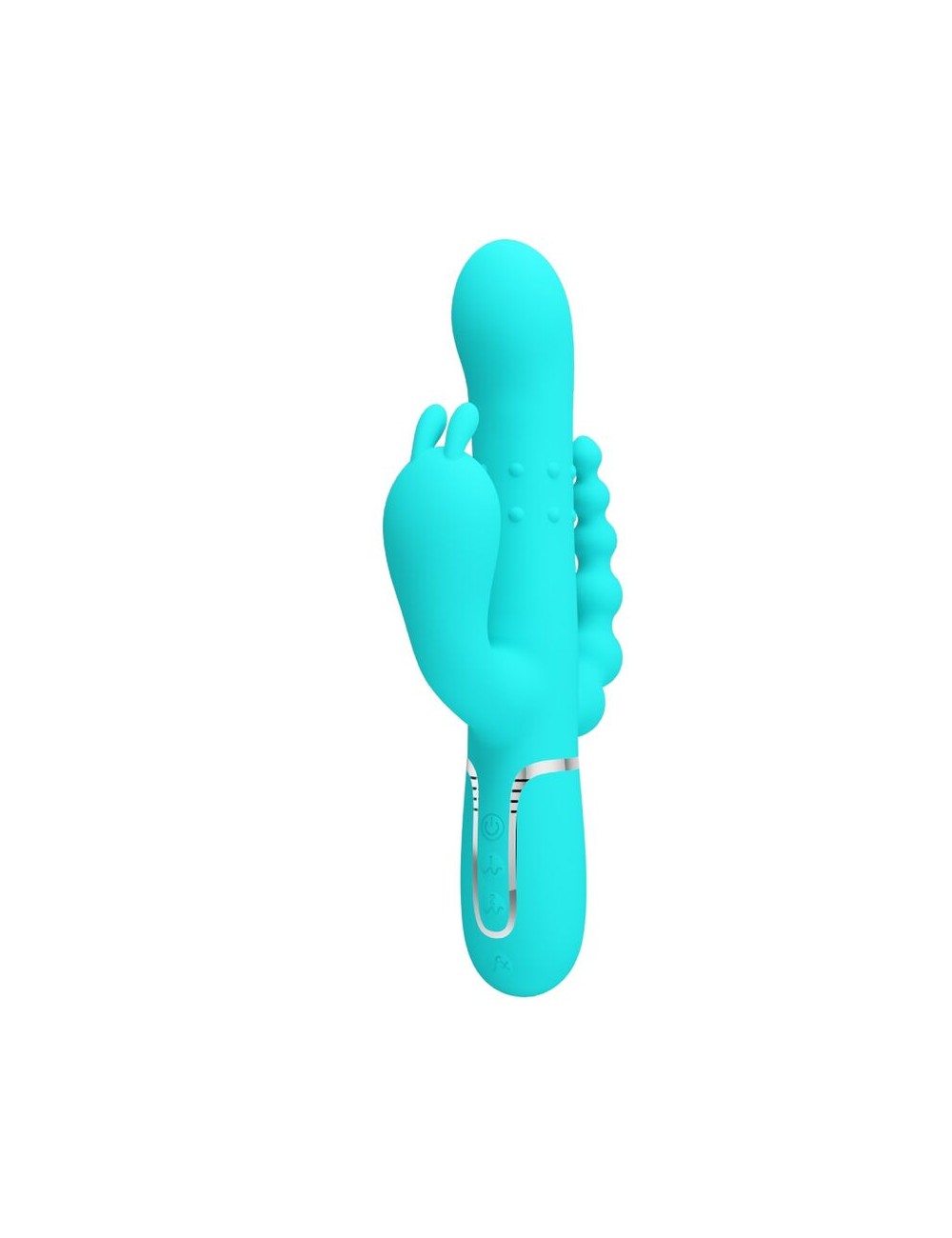 PRETTY LOVE - CAMMY 4 IN 1 MULTIFUNKTIONS-DREIFACHER RABBIT-VIBRATOR BLAU