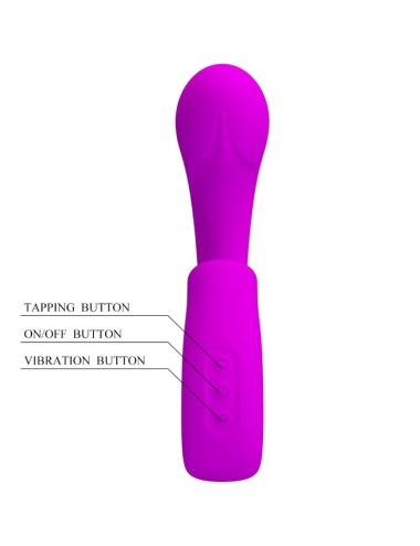 PRETTY LOVE - SIBEL SIBEL G-SPOT VIBRATOR + KLITORIS-STIMULATOR 10 VIBRATIONEN LILA