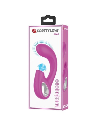 PRETTY LOVE - SIBEL SIBEL G-SPOT VIBRATOR + KLITORIS-STIMULATOR 10 VIBRATIONEN LILA