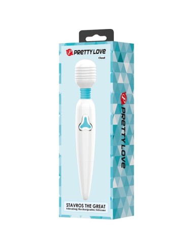 PRETTY LOVE - CLOUD WAND VIBRATOR 7 VIBRATIONEN WEISS