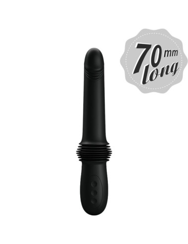 PRETTY LOVE - PAZUZU VIBRATOR 3 STOSSMODI SCHWARZ