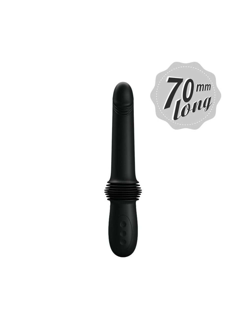 PRETTY LOVE - PAZUZU VIBRATOR 3 STOSSMODI SCHWARZ