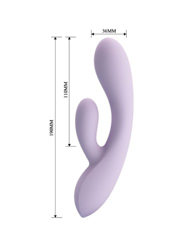 PRETTY LOVE - ROSOLYN RABBIT VIBRATOR 10 VIBRATIONEN LILA