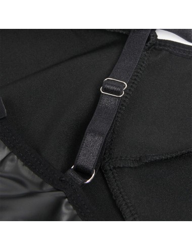 SUBBLIME - 955380 KLEID MIT SCHWARZEN LEDERTRÄGERN L/XL