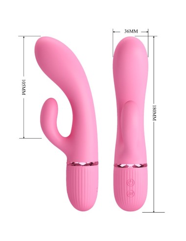 PRETTY LOVE - MARSKI RABBIT VIBRATOR & G-SPOT ROSA