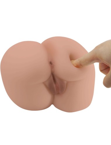 CRAZY BULL - BERNACE ASS VIBRATOR MIT REALISTISCHER VAGINA UND ANUS FLESH FERNBEDIENUNG