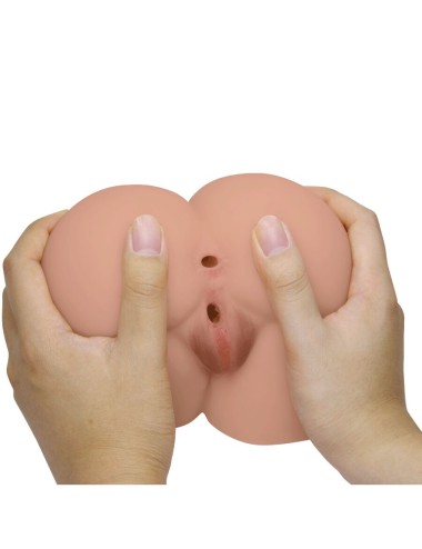 CRAZY BULL - BERNACE ASS VIBRATOR MIT REALISTISCHER VAGINA UND ANUS FLESH FERNBEDIENUNG