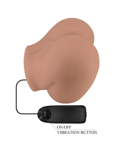 CRAZY BULL - BERNACE ASS VIBRATOR MIT REALISTISCHER VAGINA UND ANUS FLESH FERNBEDIENUNG