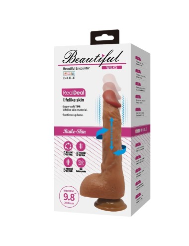 BAILE - SCHÖNER WILKS 5 EINSTELLUNGEN REALISTISCHER VIBRATOR 25 CM MULATO