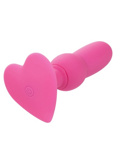 CALEXOTICS - FIRST TIME ANAL PLUG MIT PERLENSONDE 10 VIBRATIONEN ROSA