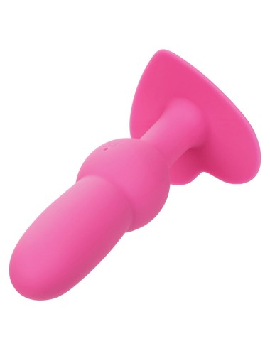CALEXOTICS - FIRST TIME ANAL PLUG MIT PERLENSONDE 10 VIBRATIONEN ROSA