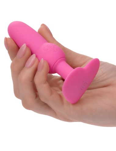 CALEXOTICS - FIRST TIME ANAL PLUG MIT PERLENSONDE 10 VIBRATIONEN ROSA
