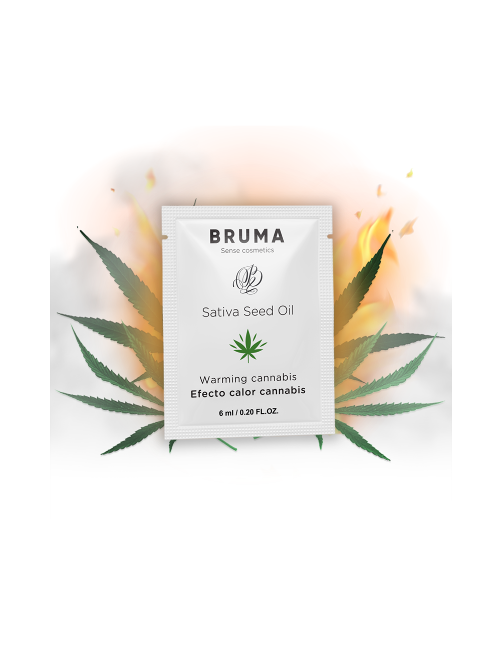 BRUMA - SATIVA-SAMENÖL-GLEITGEL MIT WÄRMENDEM CANNABISGESCHMACK 6 ml
