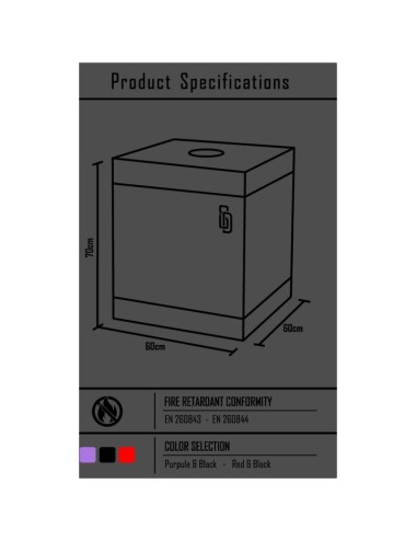 SECRET DOME – KINK CLUB CABINA BUKKAKE SCHWARZ & ROT