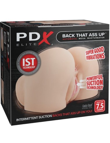 PDX ELITE - BACK THAT ASS UP REALISTISCHER VIBRIERENDER VAGINA- UND ANUS-MASTURBATOR
