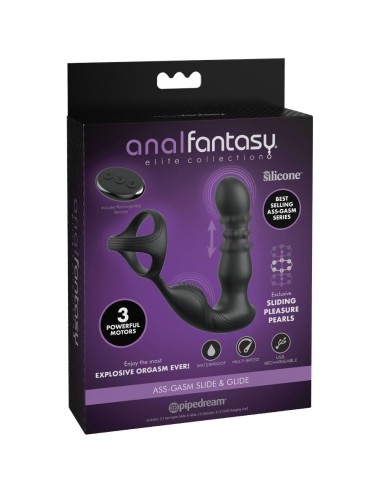 ANAL FANTASY ELITE COLLECTION – VIBRIERENDER ANALRING UND MASSAGER MIT FERNBEDIENUNG