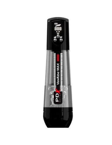 PDX ELITE - VIEWTUBE MAX VIEW AUTOMATISCHER MASTURNADOR MIT TRANSPARENTER ABSAUGUNG