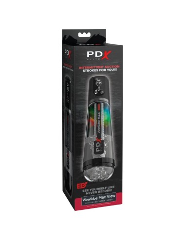 PDX ELITE - VIEWTUBE MAX VIEW AUTOMATISCHER MASTURNADOR MIT TRANSPARENTER ABSAUGUNG