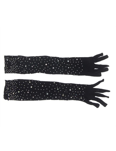SUBBLIME - 957469SHINE TRANSPARENTE HANDSCHUHE SCHWARZ S/M