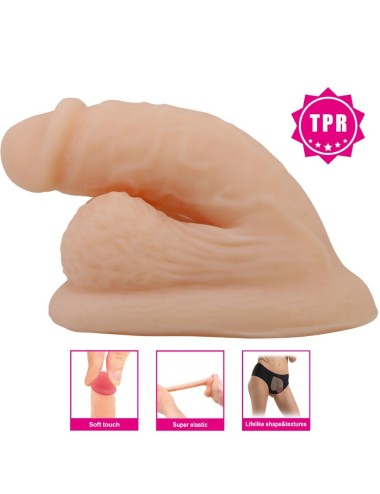 PRETTY LOVE - WILDON ULTRA REALISTISCHER UND ELASTISCHER DILDO 10 CM NATUR