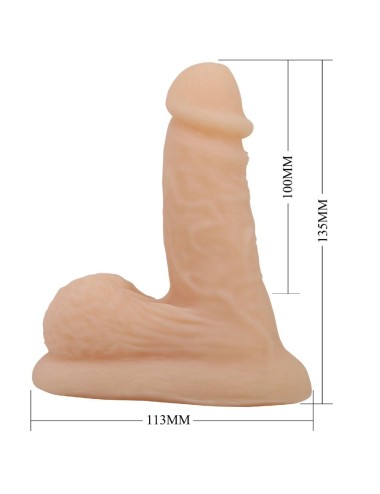 PRETTY LOVE - WILDON ULTRA REALISTISCHER UND ELASTISCHER DILDO 10 CM NATUR