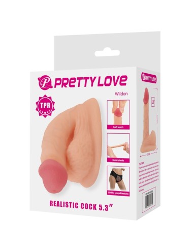 PRETTY LOVE - WILDON ULTRA REALISTISCHER UND ELASTISCHER DILDO 10 CM NATUR
