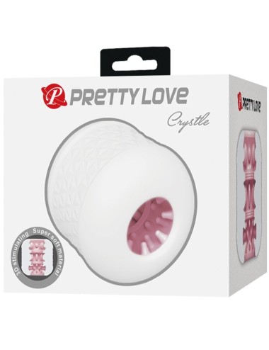 PRETTY LOVE - CRYSTLE MÄNNLICHER MASTURBATOR WEISS