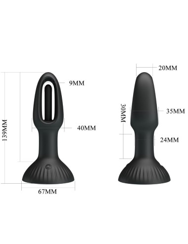 PRETTY LOVE - HUBERT ANAL PLUG MIT 7 VIBRATIONSMODI