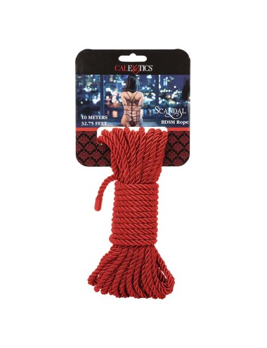 CALEXOTICS - SCANDAL RED BDSM-SEIL 10 M