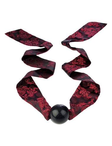 CALEXOTICS - SCANDAL BALL GAG MIT SCHWARZ/ROTER SCHLEIFE