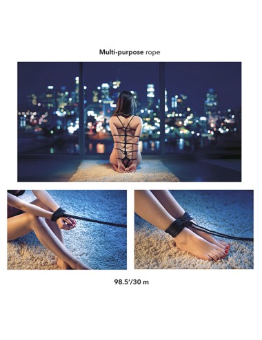 CALEXOTICS - SCANDAL SCHWARZES BDSM-SEIL 30 M