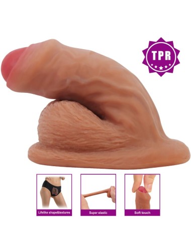 PRETTY LOVE - WARNELL ULTRA REALISTISCHER UND ELASTISCHER DILDO 9,5 CM MULATO