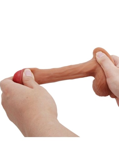 PRETTY LOVE - WARNELL ULTRA REALISTISCHER UND ELASTISCHER DILDO 9,5 CM MULATO