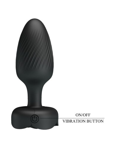 PRETTY LOVE - OSBORN ANAL PLUG MIT LED LICHT SCHWARZ 9,8 CM