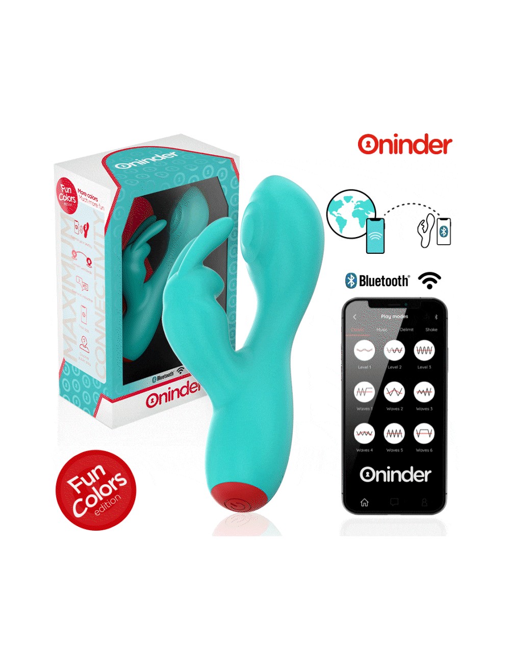 ONINDER CUTE - LOVE BUNNY G-SPOT KLITORALVIBRATOR - KOSTENLOSE WELTWEITE APP