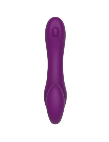 XOCOON - 2 IN 1 STRAPLESS STRAP-ON VIBRATOR MIT FERNBEDIENUNG LILA