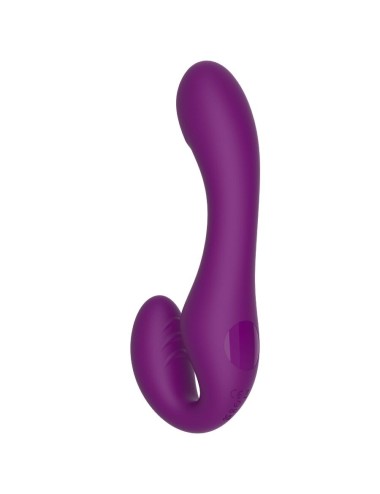 XOCOON - 2 IN 1 STRAPLESS STRAP-ON VIBRATOR MIT FERNBEDIENUNG LILA