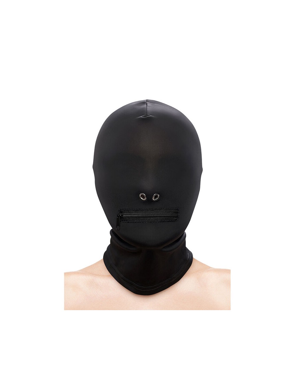 NS NOVELTIES - FETISH & FASHION GESCHLOSSENE MUNDHAUBE MIT REISSVERSCHLUSS NYLON SCHWARZ NS NOVELTIES - FETISH & FASHION GESCHLOSSENE MUNDHAUBE MIT REISSVERSCHLUSS NYLON SCHWARZ