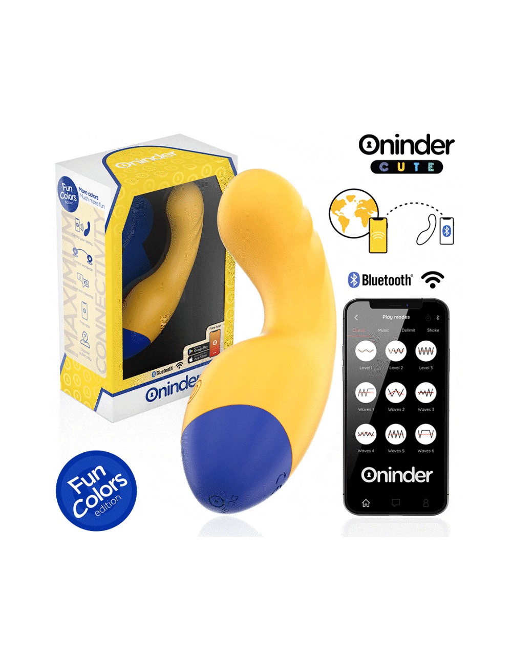 ONINDER CUTE - LOVE BUDDY MASTER G-SPOT VIBRATOR - KOSTENLOSE WELTWEITE APP