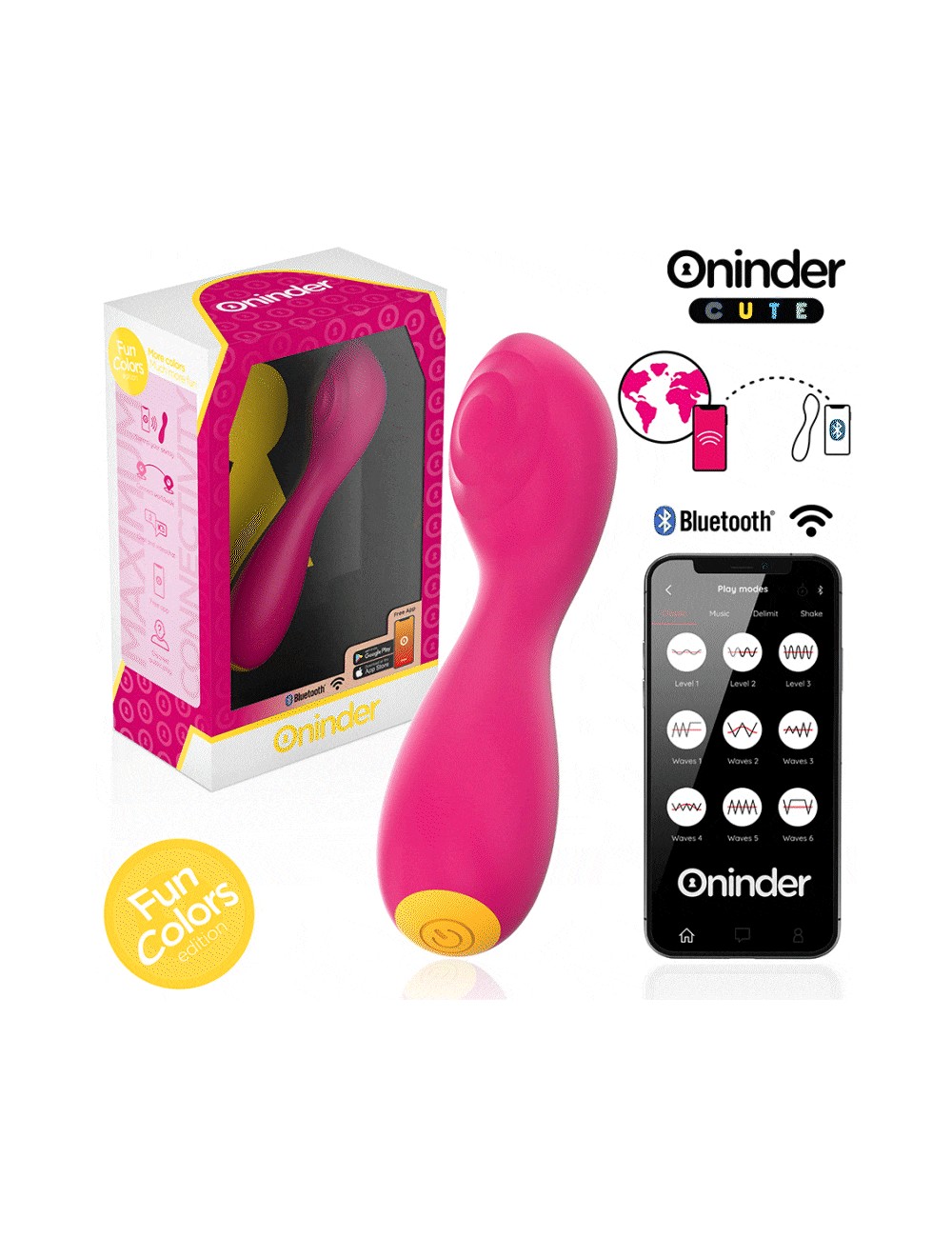 ONINDER CUTE - LOVE BUDDY MASTER G-SPOT VIBRATOR - KOSTENLOSE WELTWEITE APP