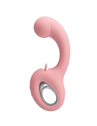 PRETTY LOVE - ERYNNYES G-SPOT VIBRATOR + KLITORIS-STIMULATOR 10 VIBRATIONEN ROSA