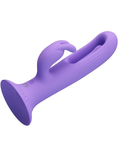 PRETTY LOVE - KILLMOULIS RABBIT VIBRATOR 12 VIBRATIONSMODI LILA