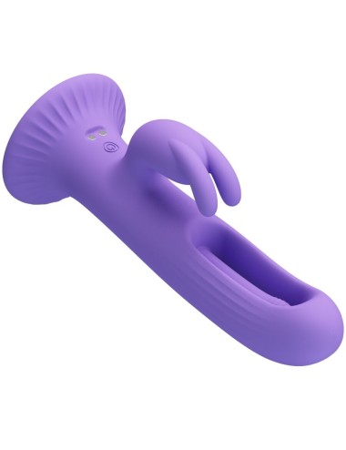 PRETTY LOVE - KILLMOULIS RABBIT VIBRATOR 12 VIBRATIONSMODI LILA