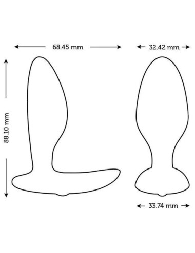 WE-VIBE - DITTO+ ANAL PLUG VIBRATOR SCHWARZ