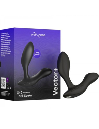 WE-VIBE - VECTOR+ SCHWARZES PROSTATAMASSAGER