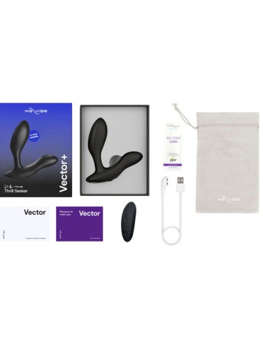 WE-VIBE - VECTOR+ SCHWARZES PROSTATAMASSAGER
