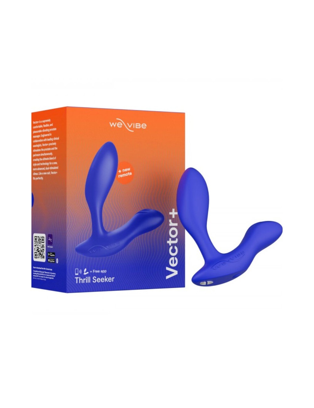 WE-VIBE - VECTOR+ BLAUES PROSTATAMASSAGER WE-VIBE - VECTOR+ BLAUES PROSTATAMASSAGER
